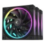 DeepCool FL12-3 in 1 Caixa de computador Ventoinha 12 cm Preto 3 unidade(s)