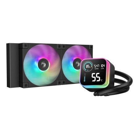 DeepCool LQ240 Processador Kit de arrefecimento líquido 12 cm Preto 1 unidade(s)