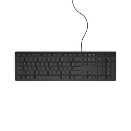 DELL Teclado com fios — KB216 - EUA Internacional (QWERTY) - preto