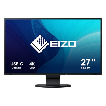 EIZO FlexScan EV2785-BK monitor de ecrã 68,6 cm (27") 3840 x 2160 pixels 4K Ultra HD LED Preto