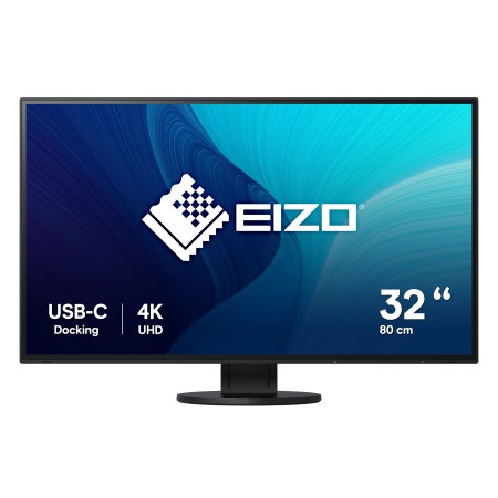 EIZO FlexScan EV3285-BK monitor de ecrã 80 cm (31.5") 3840 x 2160 pixels 4K Ultra HD LED Preto