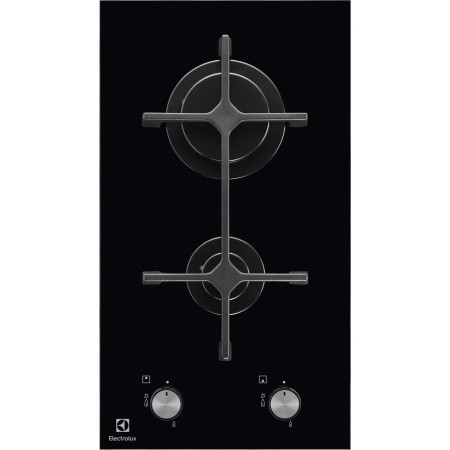 Electrolux Placa de gás EGC3322NVK de 2 zonas e 29 cm