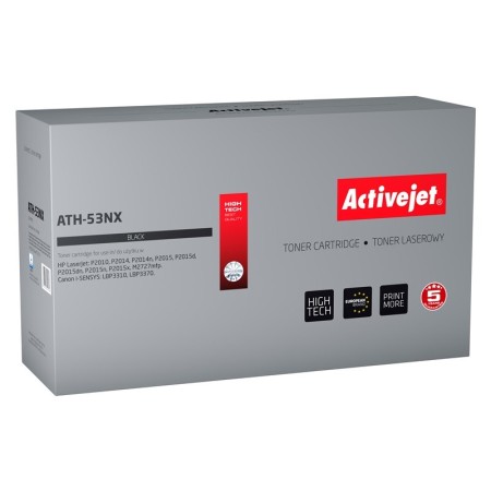Activejet ATH-53NX Toner (replacement for HP 53X Q7553X, Canon CRG-715H- Supreme- 7900 pages- black)