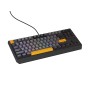GENESIS Thor 230 TKL teclado Jogos USB + RF Wireless + Bluetooth QWERTY Preto, Cinzento, Laranja