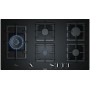 Bosch Serie 6 PPS9A6B90 hob Black Built-in 90 cm Gas 5 zone(s)