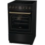 Gorenje GECS5B70CLB Fogão independente A Eléctrico Cerâmica Preto