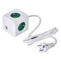 Allocacoc 2402GN/FREUPC power extension 1.5 m 4 AC outlet(s) Indoor Green, White