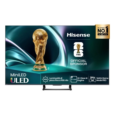 Hisense 55U7Q 139,7 cm (55") 4K Ultra HD Smart TV Wi-Fi Preto 450 cd m²