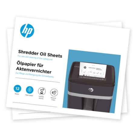 HP 9133 acessório para destruidoras de papel Folhas lubrificantes 12 unidade(s)