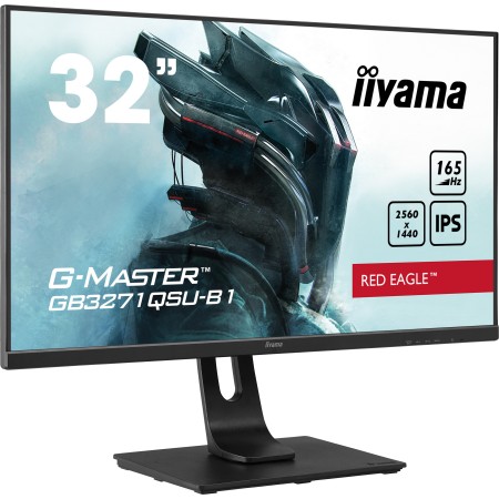iiyama G-MASTER GB3271QSU-B1 monitor de ecrã 80 cm (31.5") 2560 x 1440 pixels Wide Quad HD LED Preto