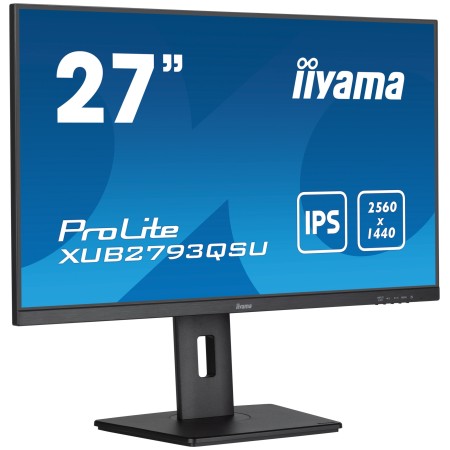 iiyama XUB2793QSU-B7 monitor de ecrã 68,6 cm (27") 2560 x 1440 pixels Quad HD LED Preto
