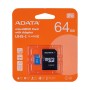ADATA 64GB, microSDHC, Class 10 UHS-I