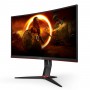 AOC CQ27G2S BK monitor de ecrã 68,6 cm (27") 2560 x 1440 pixels Quad HD Preto, Vermelho