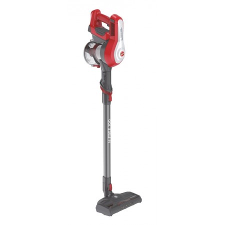 Hoover HF122RH 011 Aspirador Bateria Seco Tecido Sem bolsa 0,9 l 170 W Vermelho, Prateado