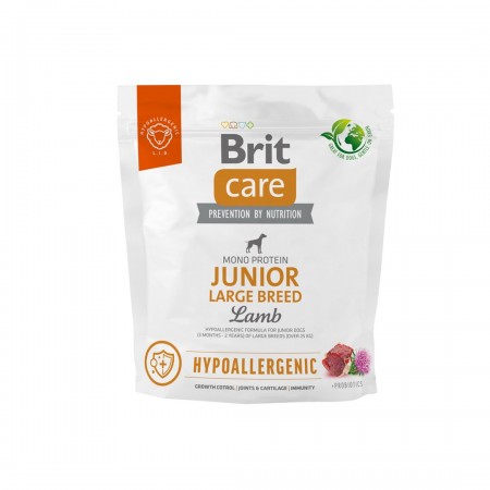 BRIT Care Hypoallergenic Junior Large Breed Lamb - dry dog food - 1 kg