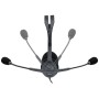 Logitech 981-000593 auscultador Auscultadores Com fios Fita de cabeça Escritório Call center Preto
