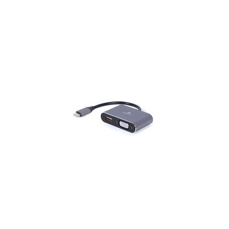 Cablexpert A-USB3C-HDMIVGA-01 USB graphics adapter Grey