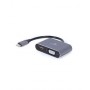 Cablexpert A-USB3C-HDMIVGA-01 USB graphics adapter Grey