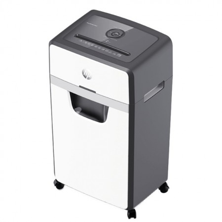 HP OneShred 24CC destruidora de papel Trituração de corte de partículas 65 dB 22 cm Branco, Preto