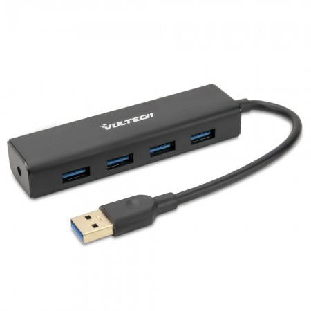 Hub 4 Portas USB Vultech HU-04USB3 USB 3.0 5 Gbps