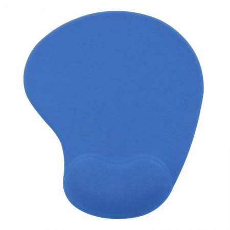 Mouse Pad Tappetino Ergonomico Per Mouse Vultech MP-02B Blu Con Gel