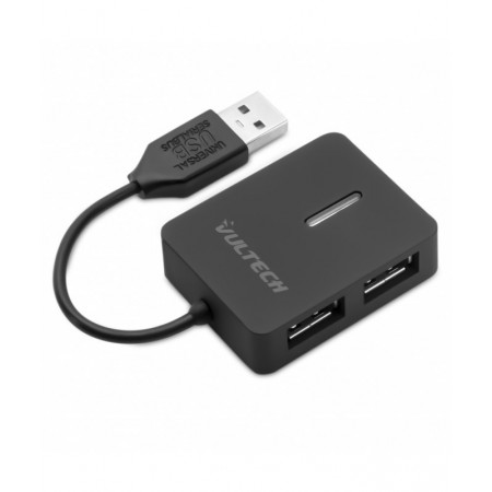 Vultech HU-04USB2 hub de interface USB 2.0 480 Mbit s Preto