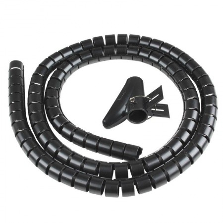 Cabo Flexível Espiral Vultech 1,5 Mt SN21505 Preto