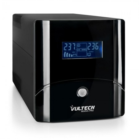 Linha interativa de Vultech UPS1500VA-PRO da fonte de alimentação ininterrupta de UPS 1500VA com LCD