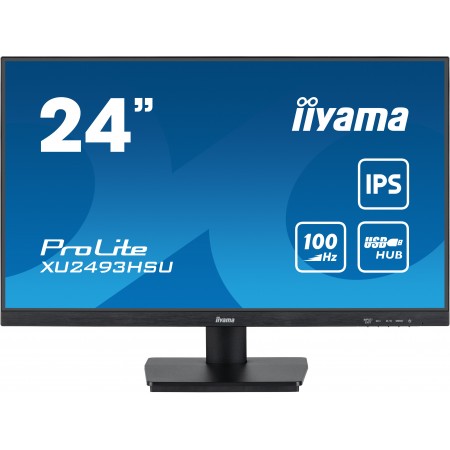 iiyama ProLite XU2493HSU-B6 monitor de ecrã 61 cm (24") 1920 x 1080 pixels Full HD LED Preto