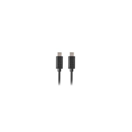 Lanberg CA-CMCM-10CU-0010-BK kabel USB 2.0 1m USB-C M/M  Black