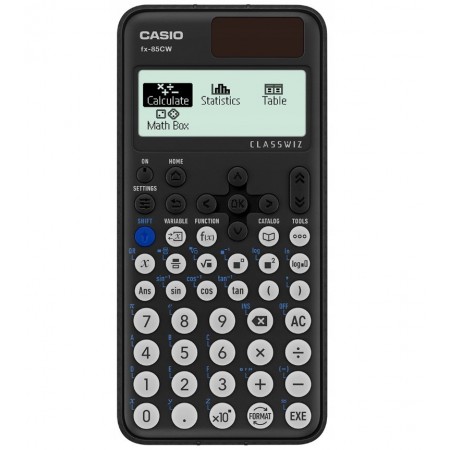 CASIO CALCULATOR FX-85CW BOX TECHNICAL AND SCIENTIFIC, Calculator recommended for high school and college students