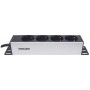 Intellinet 714020 PDU 4 tomada(s) CA 1U Cinzento