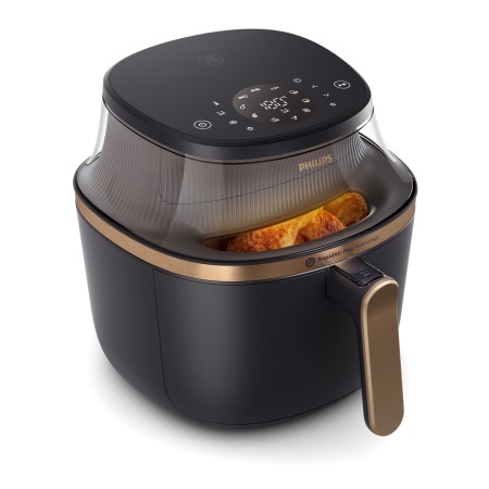 Philips 3000 series NA342 00 fritadeiras Individual 7,2 l Independente 2000 W Fritadeira a ar quente Preto, Dourado