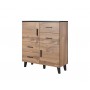 Cama sideboard LOTTA 110 2D4S wotan oak/mat black