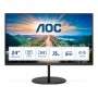 AOC V4 Q24V4EA LED display 60,5 cm (23.8") 2560 x 1440 pixels 2K Ultra HD Preto