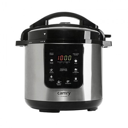 Camry CR 6409 multi cooker 6 L 1000 W Black,Stainless steel