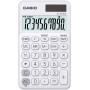 CASIO CALCULATOR, POCKET SL-310UC-WE WHITE, 10 DIGIT DISPLAY