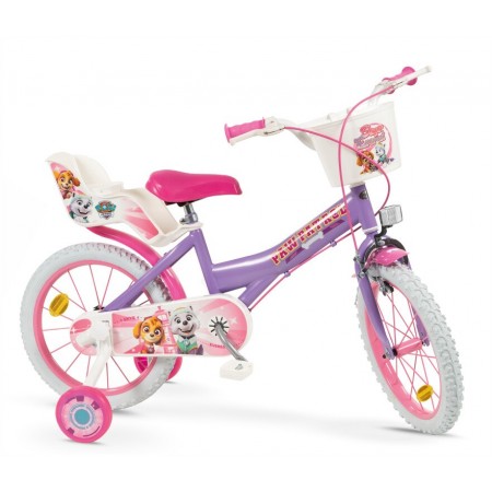 Children's Bike 16" Paw Patrol Purple 1680 Girl TOIMSA