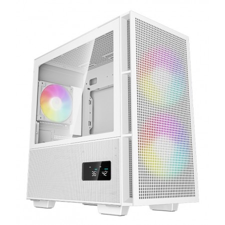 DeepCool R-CH360-WHAPE3D-G-1 caixa para computador Micro Tower Branco