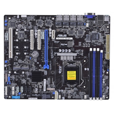 Plyta Serwerowa ASUS P11C-E/4L Xeon® E-21XXX (95W), C246, 4xDIMM, 4 Intel i210AT+1Mgt LAN, 8 SATA, 2 M.2, 1 PCIe x16+ 2 PCIe x8