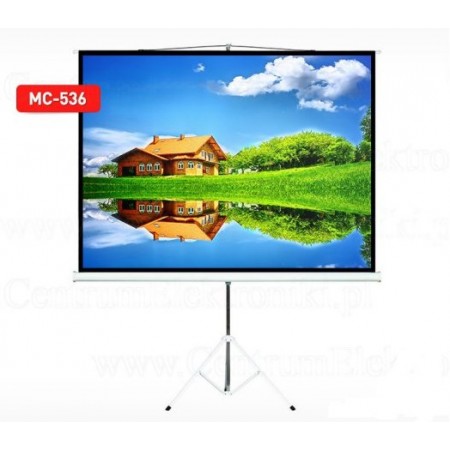 Projection Screen With 200x200 Tripods Maclean MC-680