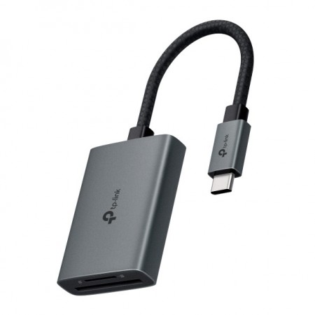 TP-Link UA430C leitor de cartões USB 3.2 Gen 1 (3.1 Gen 1) Type-C Cinzento