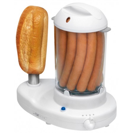 Clatronic HDM 3420 EK Hot dog steamer 350 W White