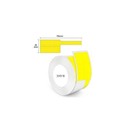 Thermal labels NIIMBOT R25*78-90 Yellow