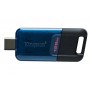 Kingston Technology DataTraveler 80 M unidade de memória USB 128 GB USB Type-C 3.2 Gen 1 (3.1 Gen 1) Preto, Azul