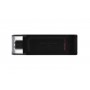 Kingston Technology DataTraveler 70 unidade de memória USB 256 GB USB Type-C 3.2 Gen 1 (3.1 Gen 1) Preto