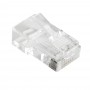 Conectores transparentes Vultech RJ45 UTP 50 unidades 8P8C (SN21401) Cat5e - Cat6