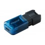 Kingston Technology DataTraveler 80 M unidade de memória USB 64 GB USB Type-C 3.2 Gen 1 (3.1 Gen 1) Preto, Azul