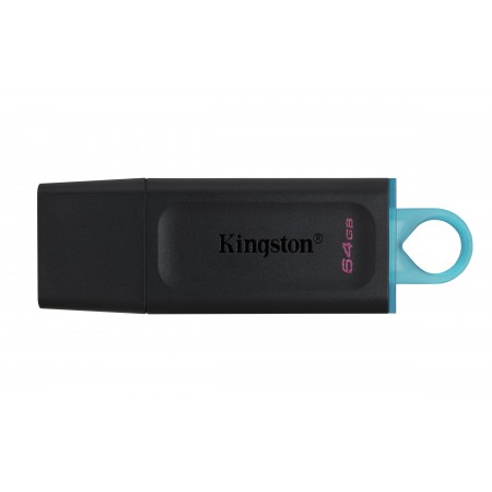 Kingston Technology DataTraveler Exodia unidade de memória USB 64 GB USB Type-A 3.2 Gen 1 (3.1 Gen 1) Preto, Turquesa