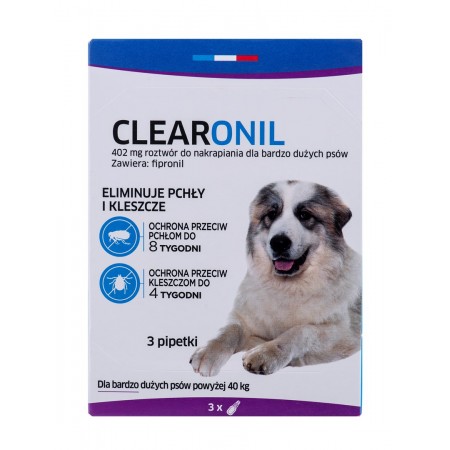 FRANCODEX Clearonil Large breed -  anti-parasite drops for dogs - 3 x 402 mg